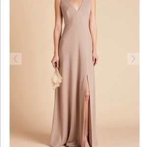 Birdy Grey Shamin Crepe Dress in Taupe
